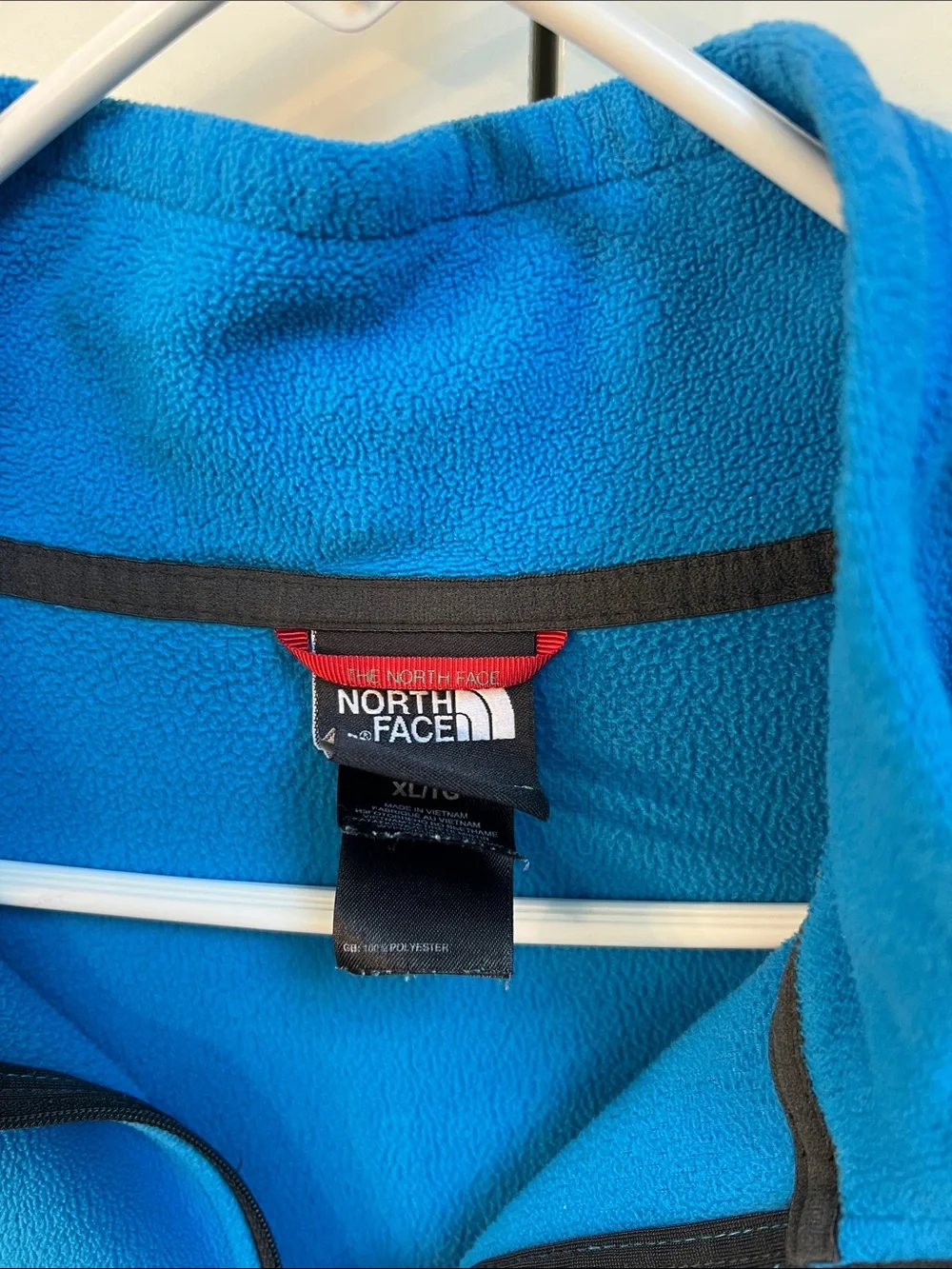 The North Face Men's Bright Blue Half-Zip Fleece Pullover
